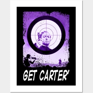 Jack Carter's London Journey Stylish Carter Shirt Posters and Art